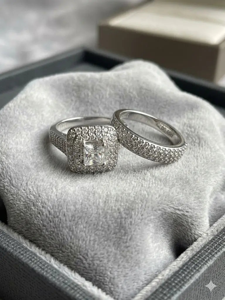 AAA+ Certified, Quality Silver - 925, Gem AAA Zirconia, Size 6, Weight 6.4gm., ABC-900-6